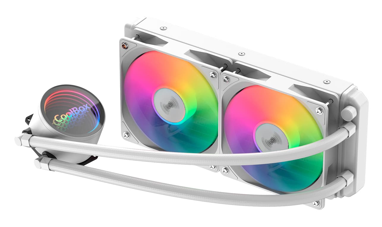 COOLBOX LIQUID COOLER ARGB INFINITE 240 WHITE