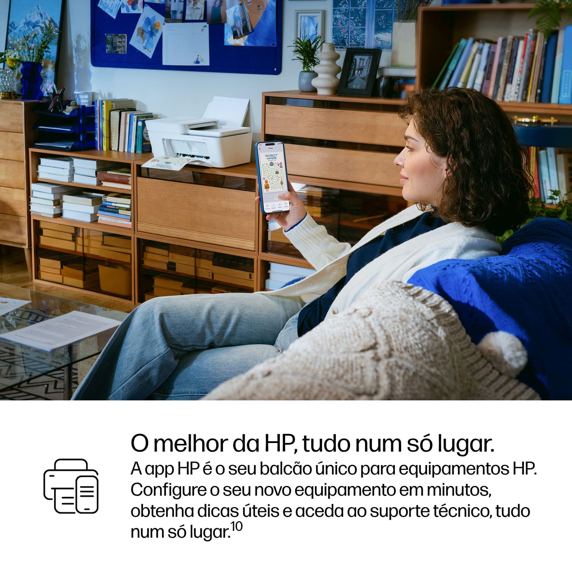 HP DeskJet 4322 Sem fios All-in-One Cor Impressora, miniatura 9
