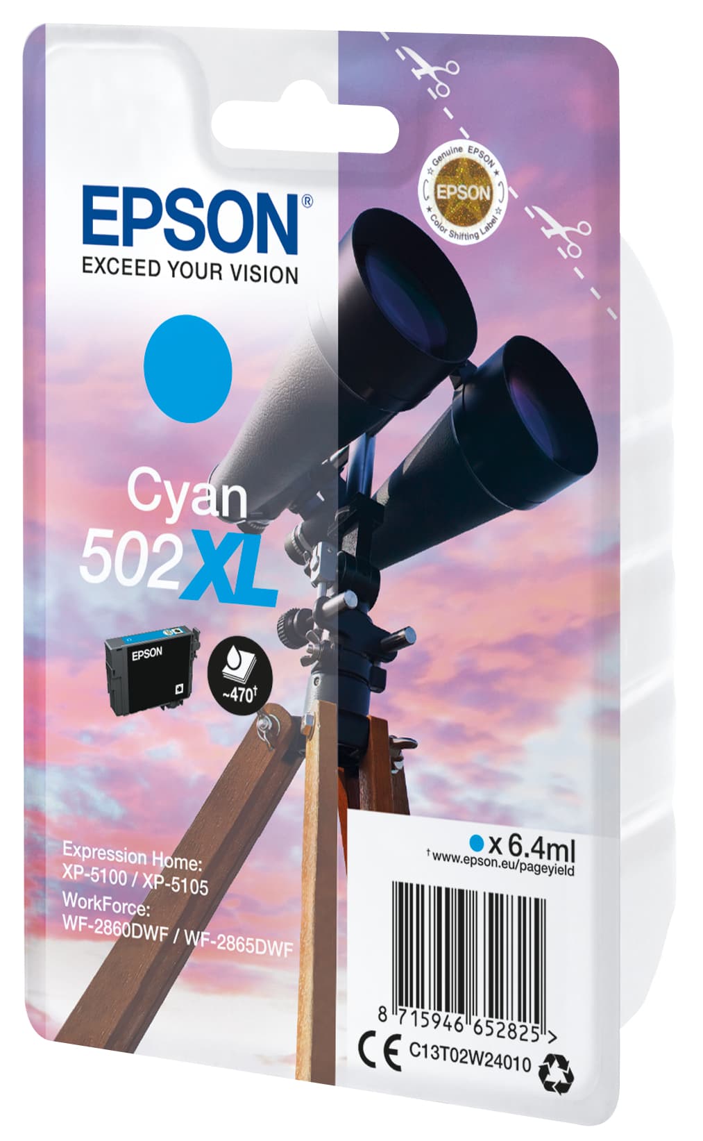 Epson Singlepack Cyan 502XL Ink, miniatura 7