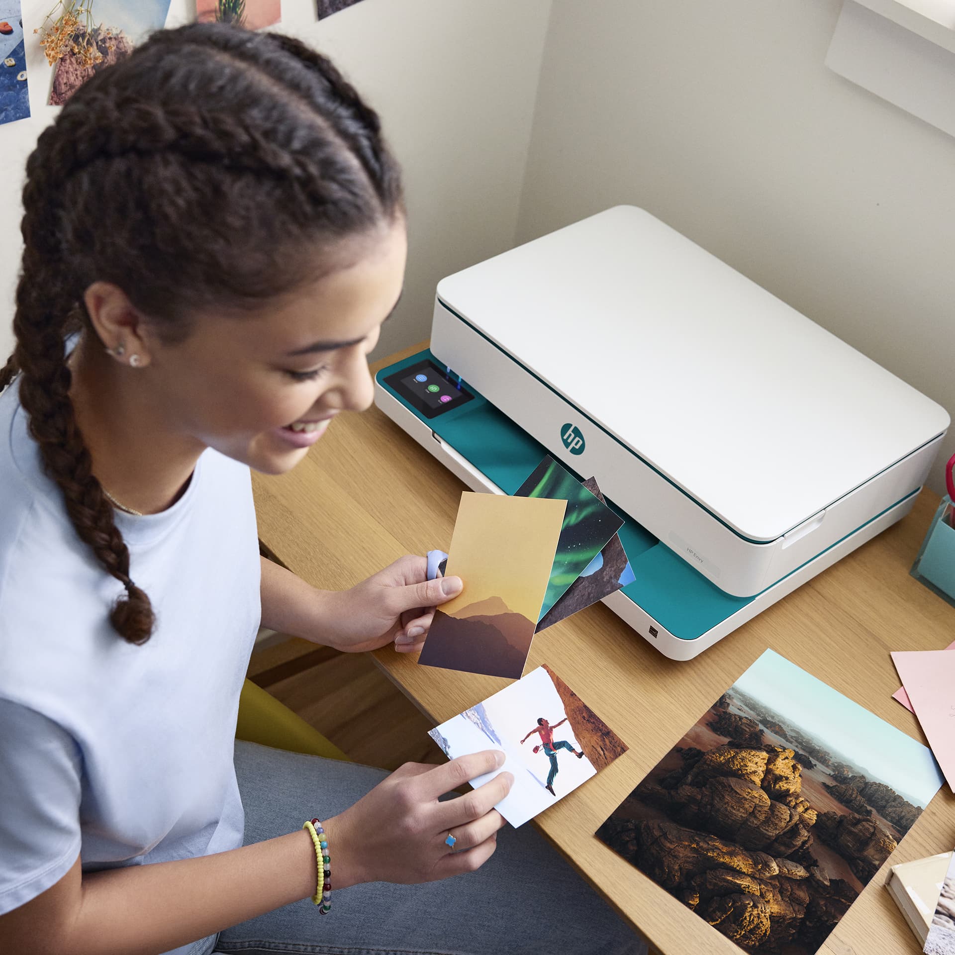 HP ENVY 6122e Sem fios All-in-One Cor Impressora, Instant Ink; Impressão de fotografias, miniatura 8