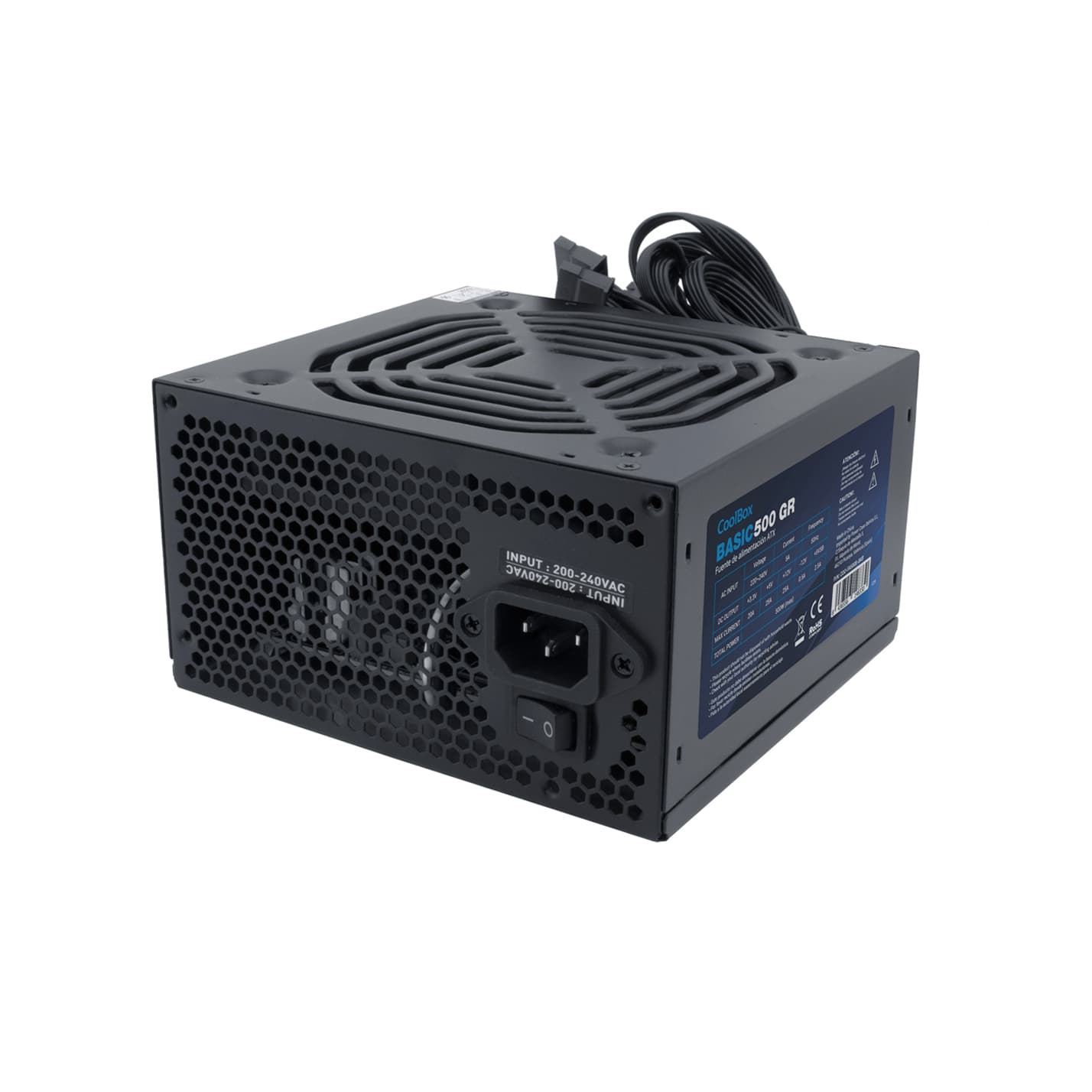 COOLBOX BASIC 500GR ATX POWER SUPPLY (CE)