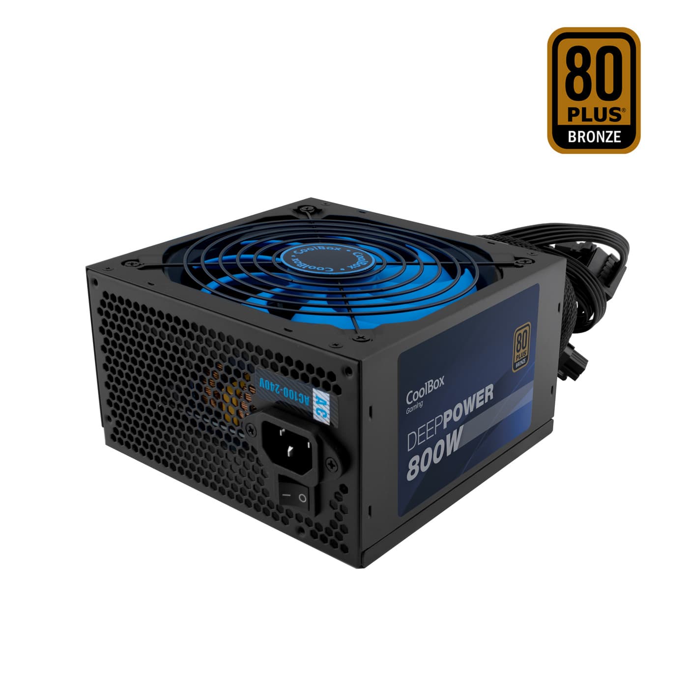 COOLBOX ATX POWER SUPPLY 800W DEEPGAMING 80 PLUS BRONZE