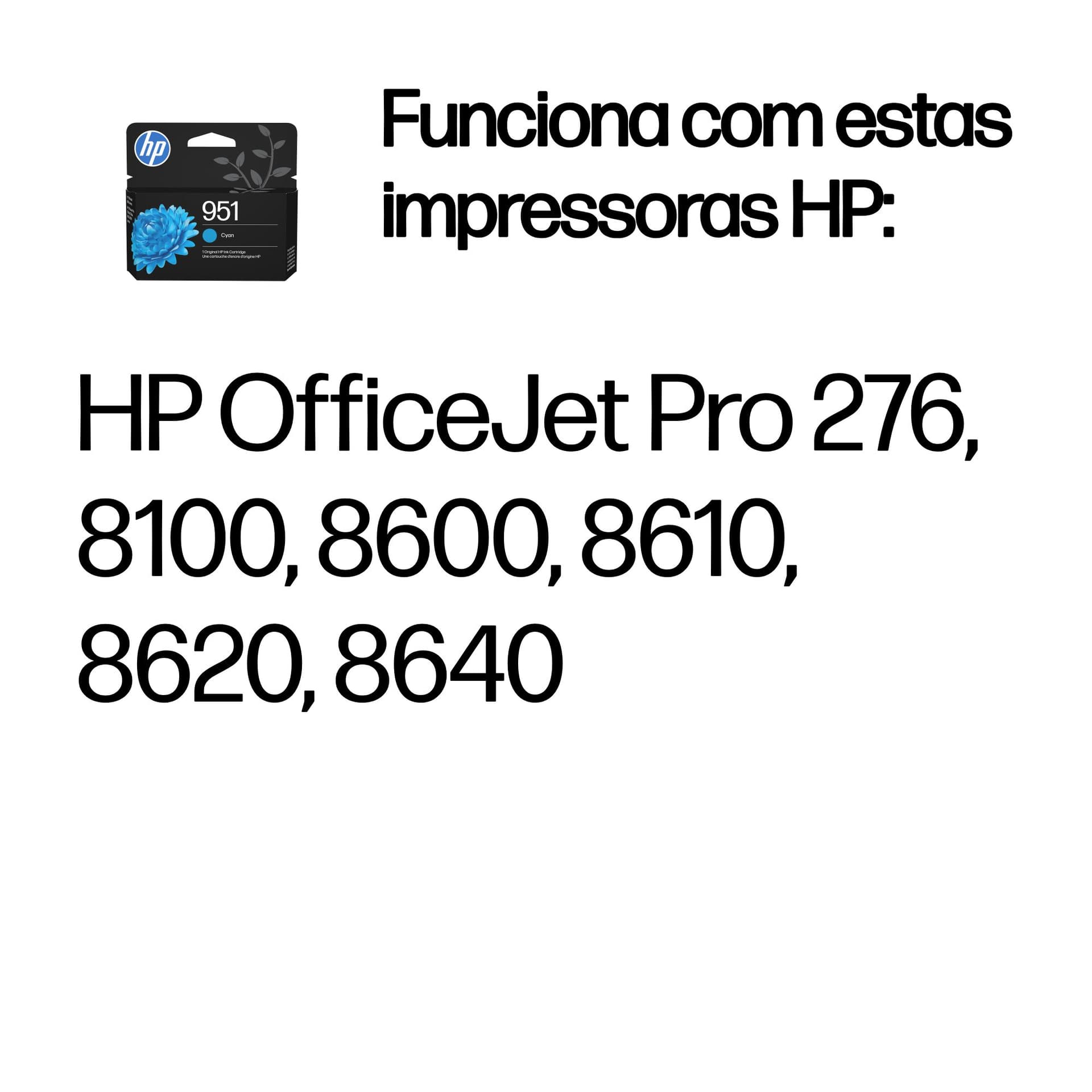 HP Tinteiro original 951 Ciano, miniatura 2