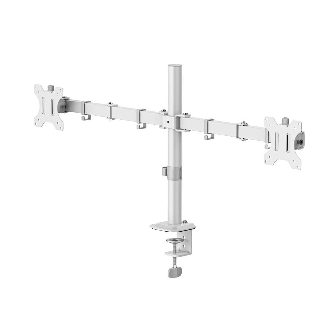 HAMA Monitor Mount 2 Monitors Height-adjustable Swivel/Tilt 13 - 35 white