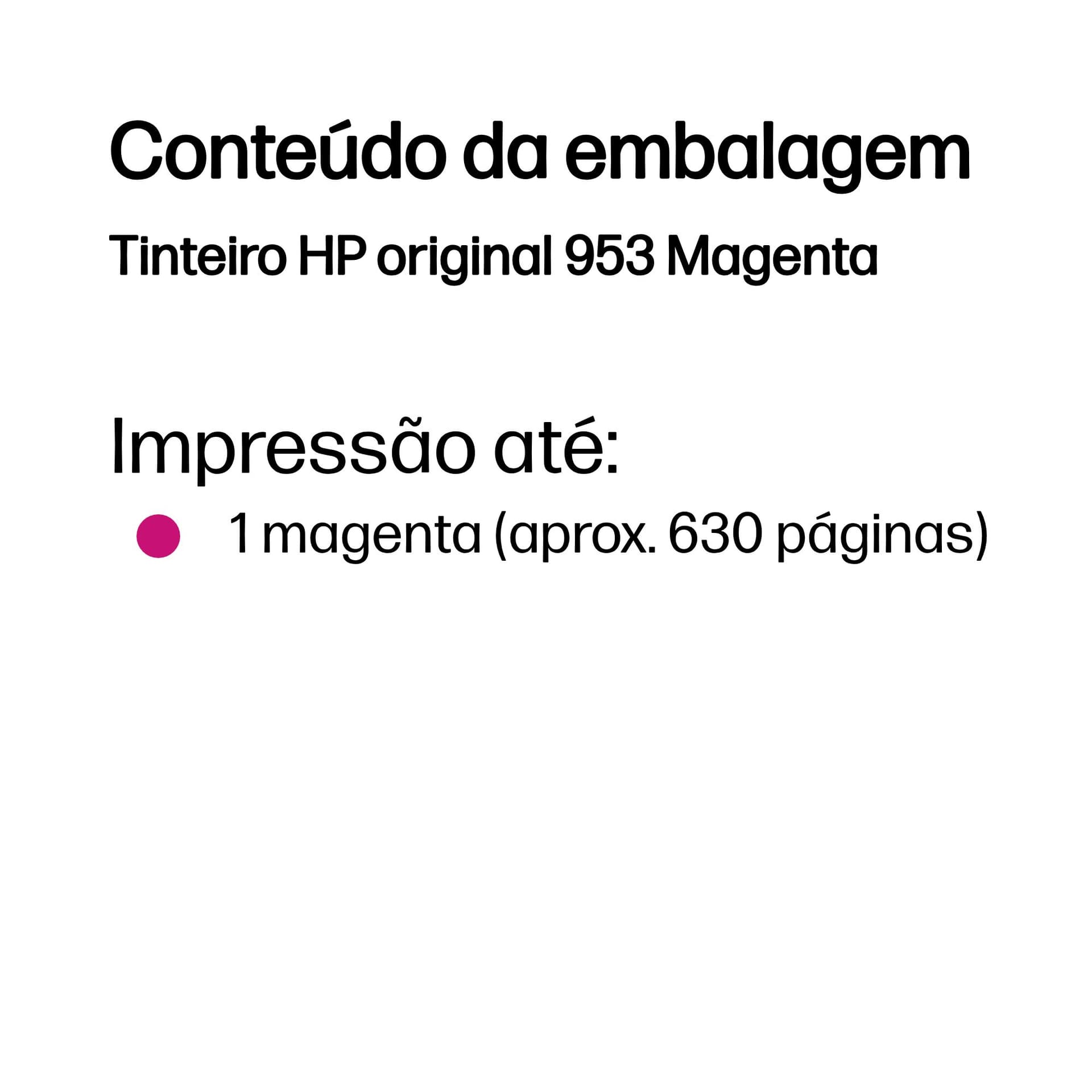 HP Tinteiro original 953 Magenta, miniatura 3