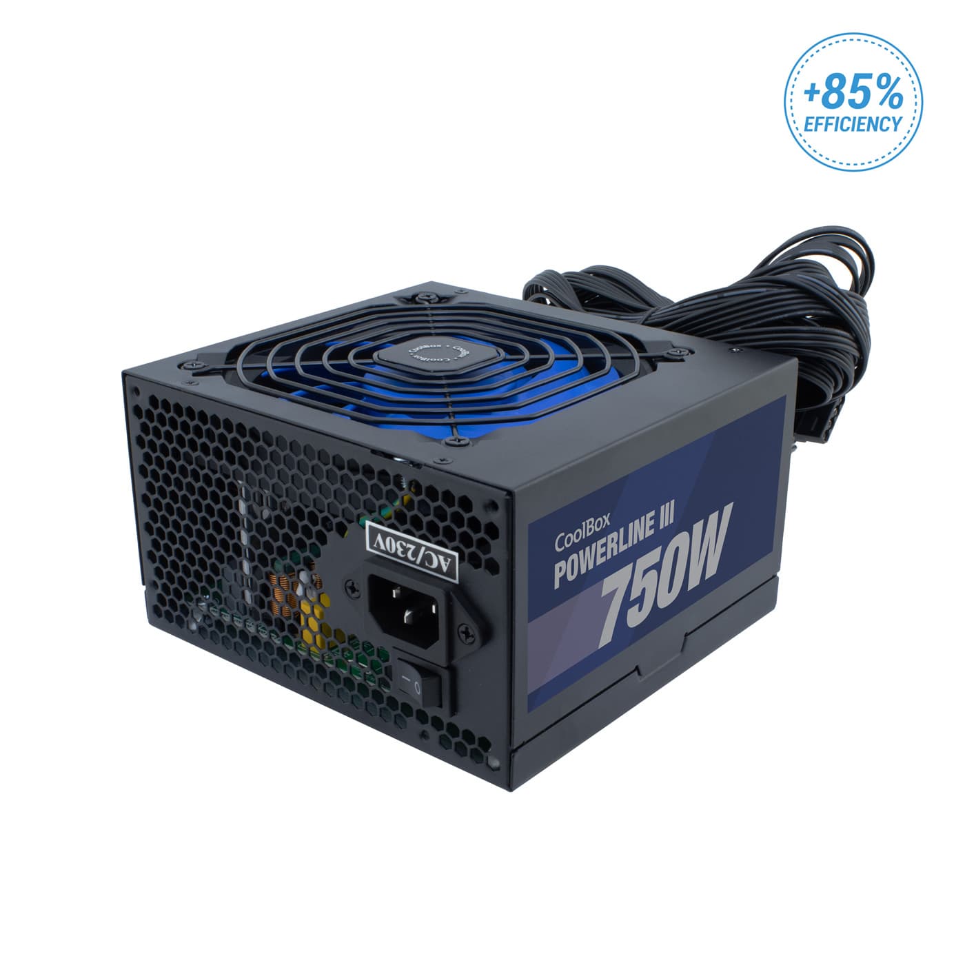 COOLBOX POWER SUPPLY ATX POWERLINE III 750W 85 EFI