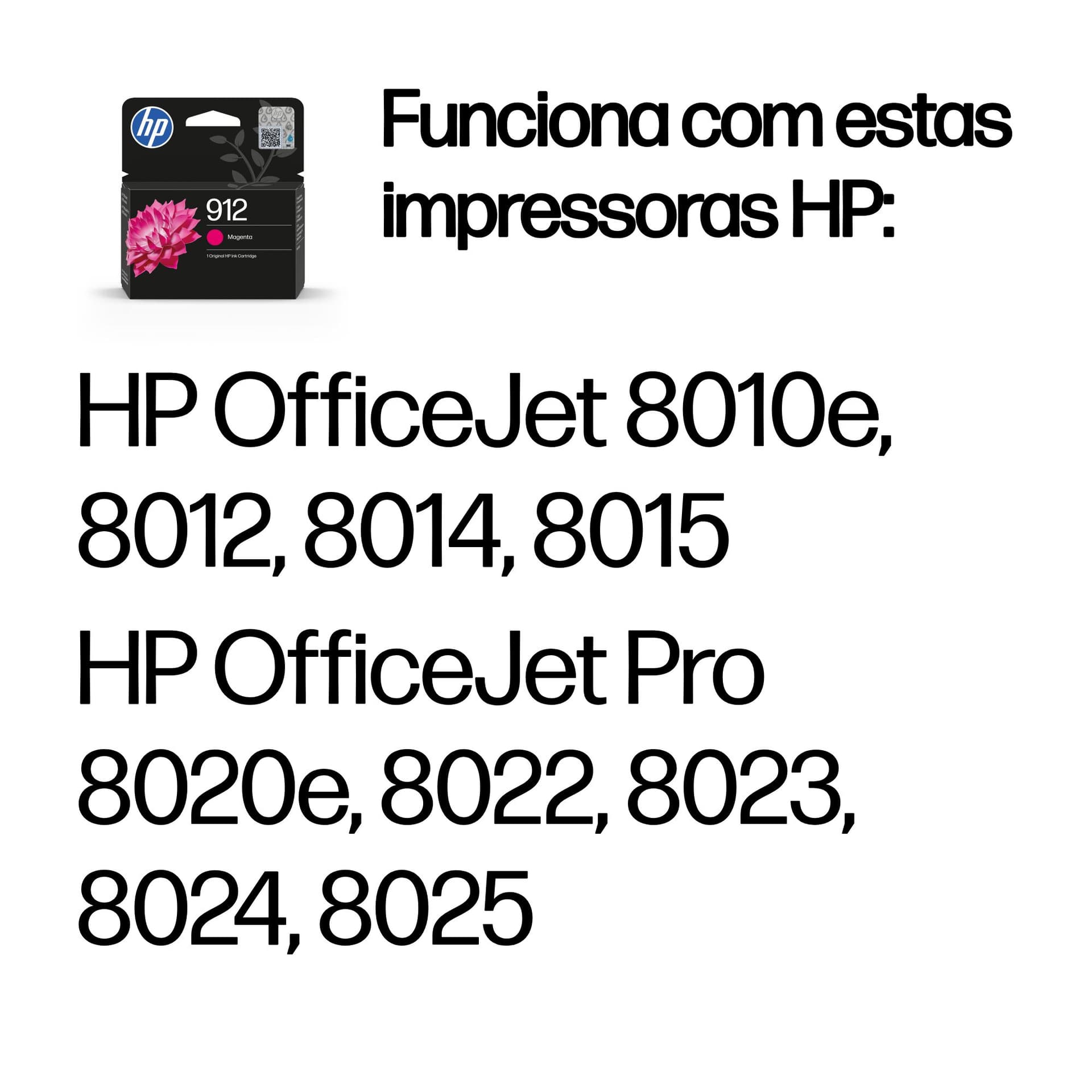 HP Tinteiro Original 912 Magenta, miniatura 2