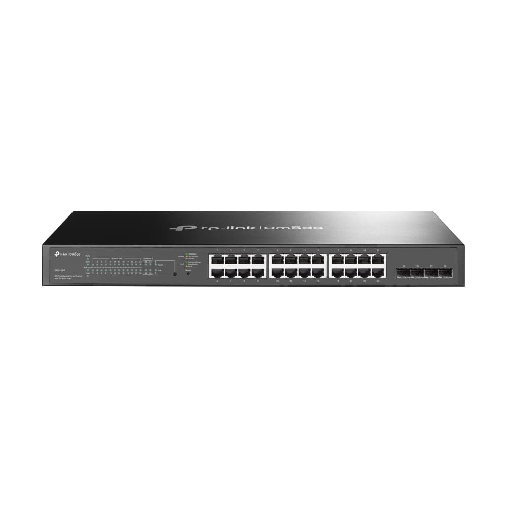 TP-LINK Omada 28-Port PoE+ Gigabit Smart Switch with 4 SFP Slots