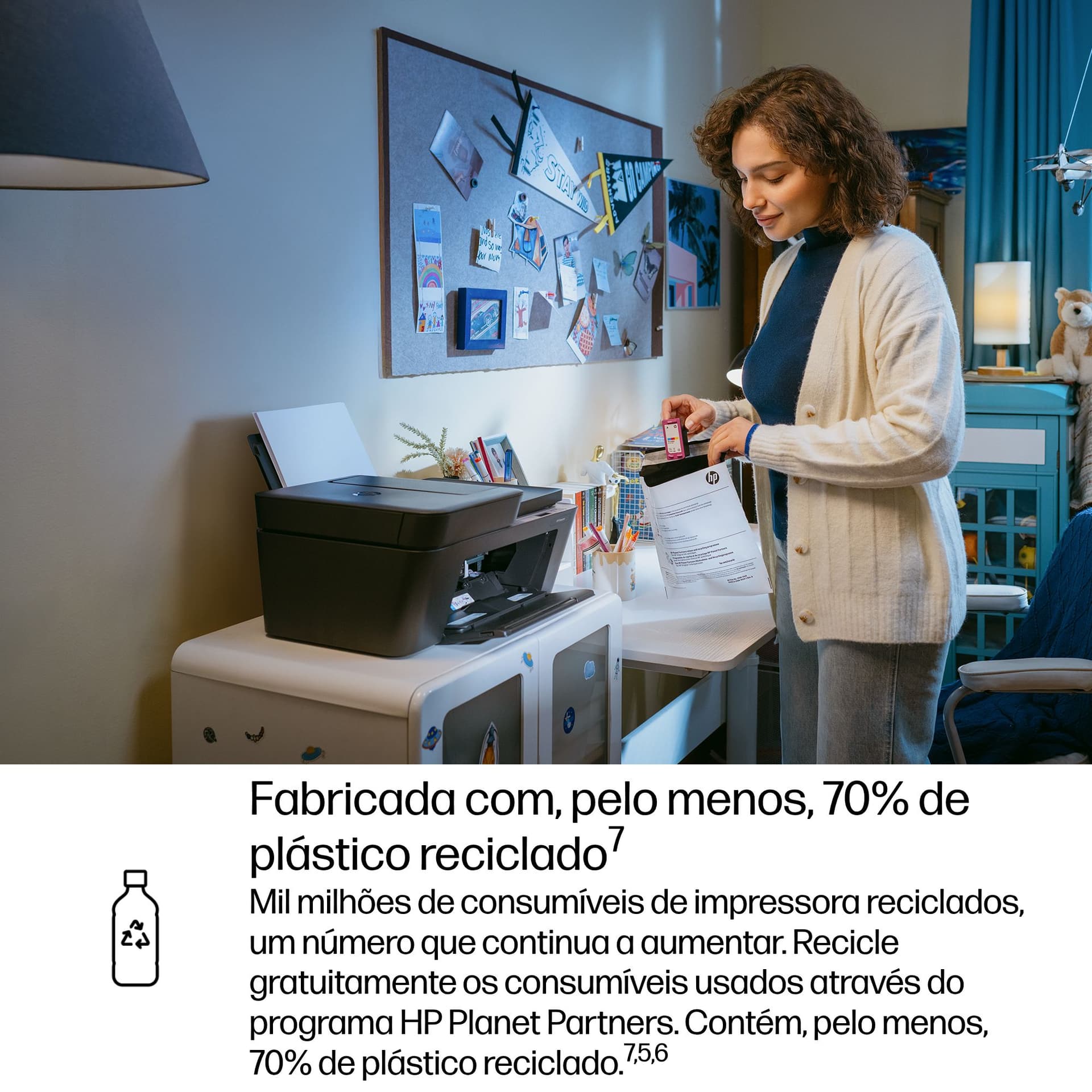 HP DeskJet 4330 Sem fios All-in-One Cor Impressora, Instant Ink., miniatura 7