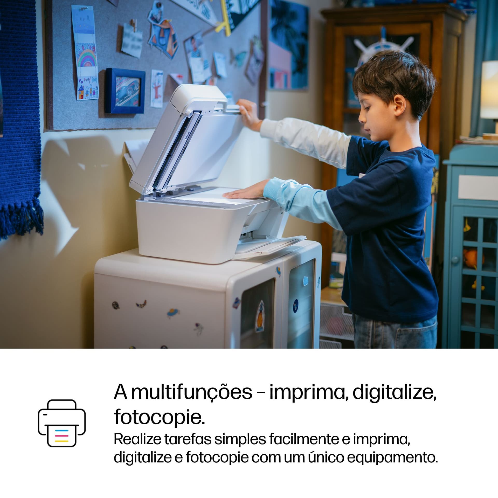 HP DeskJet 4322 Sem fios All-in-One Cor Impressora, miniatura 13