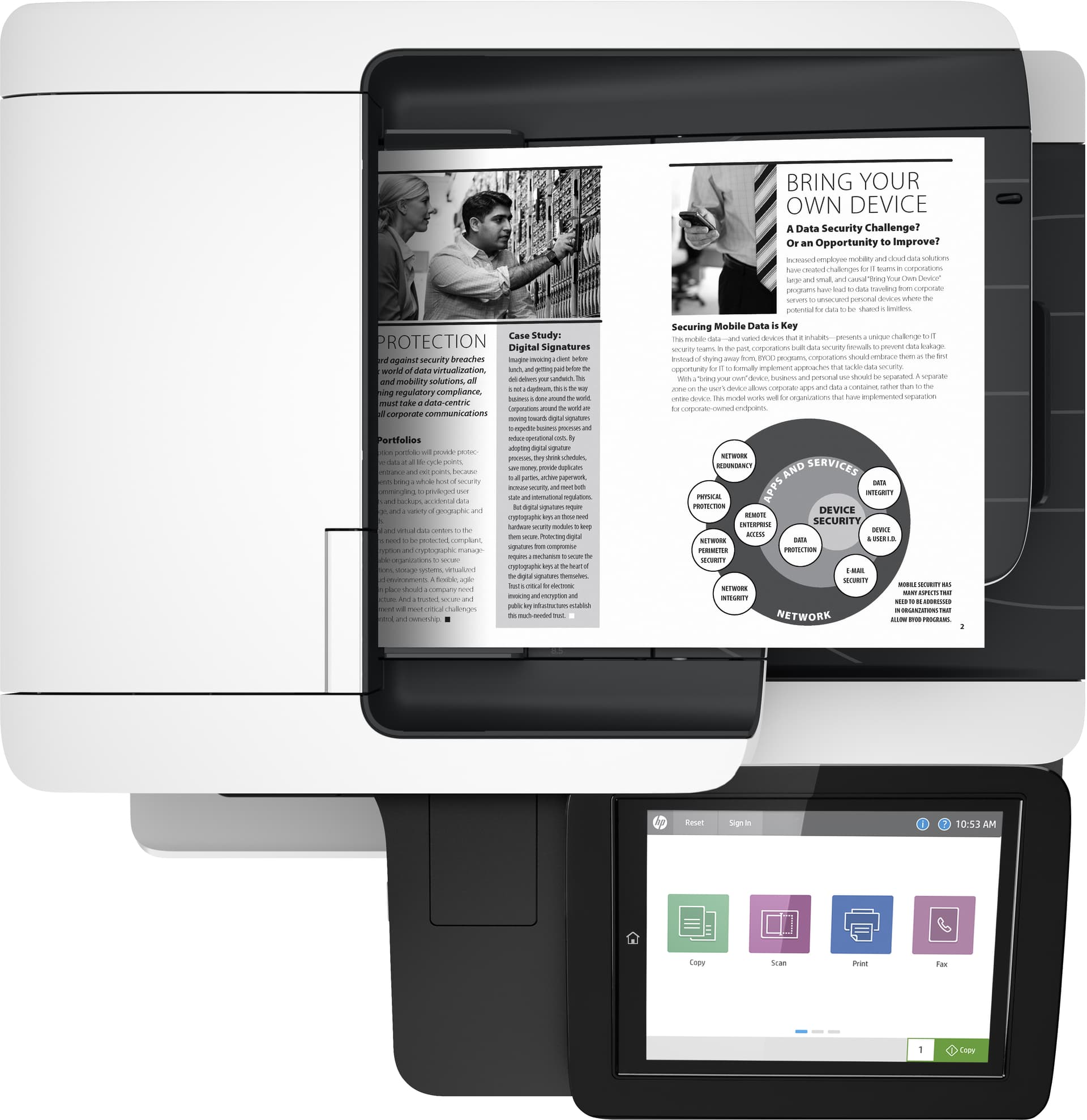 HP LaserJet Enterprise Multifunções M528dn, miniatura 5