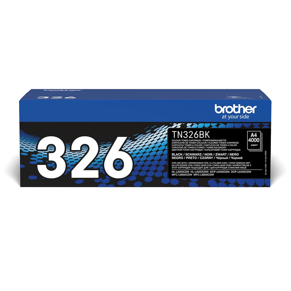 BROTHER TN-326BK toner cartridge black high capacity 4.000 pages 1-pack