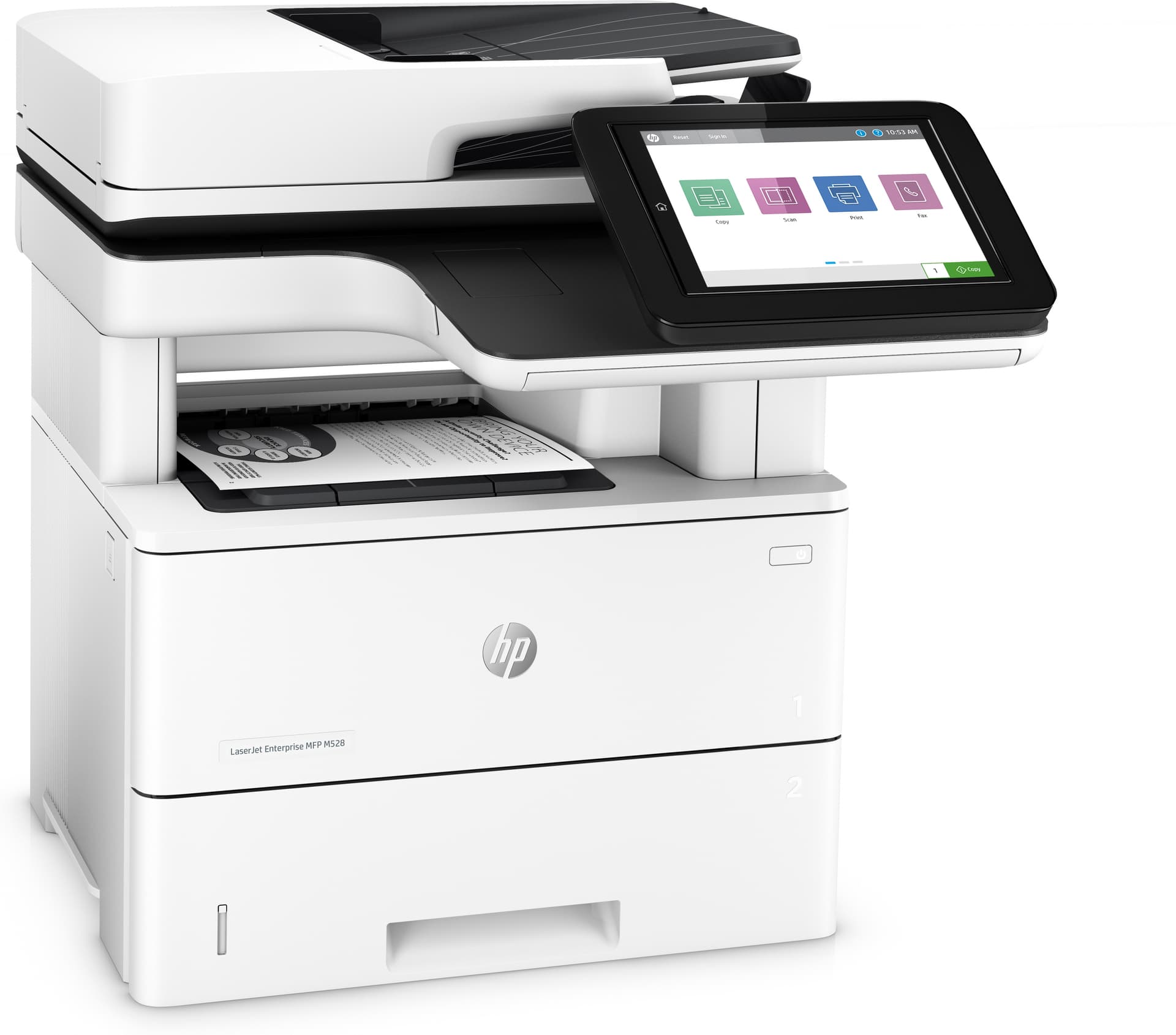 HP LaserJet Enterprise Multifunções M528dn, miniatura 3