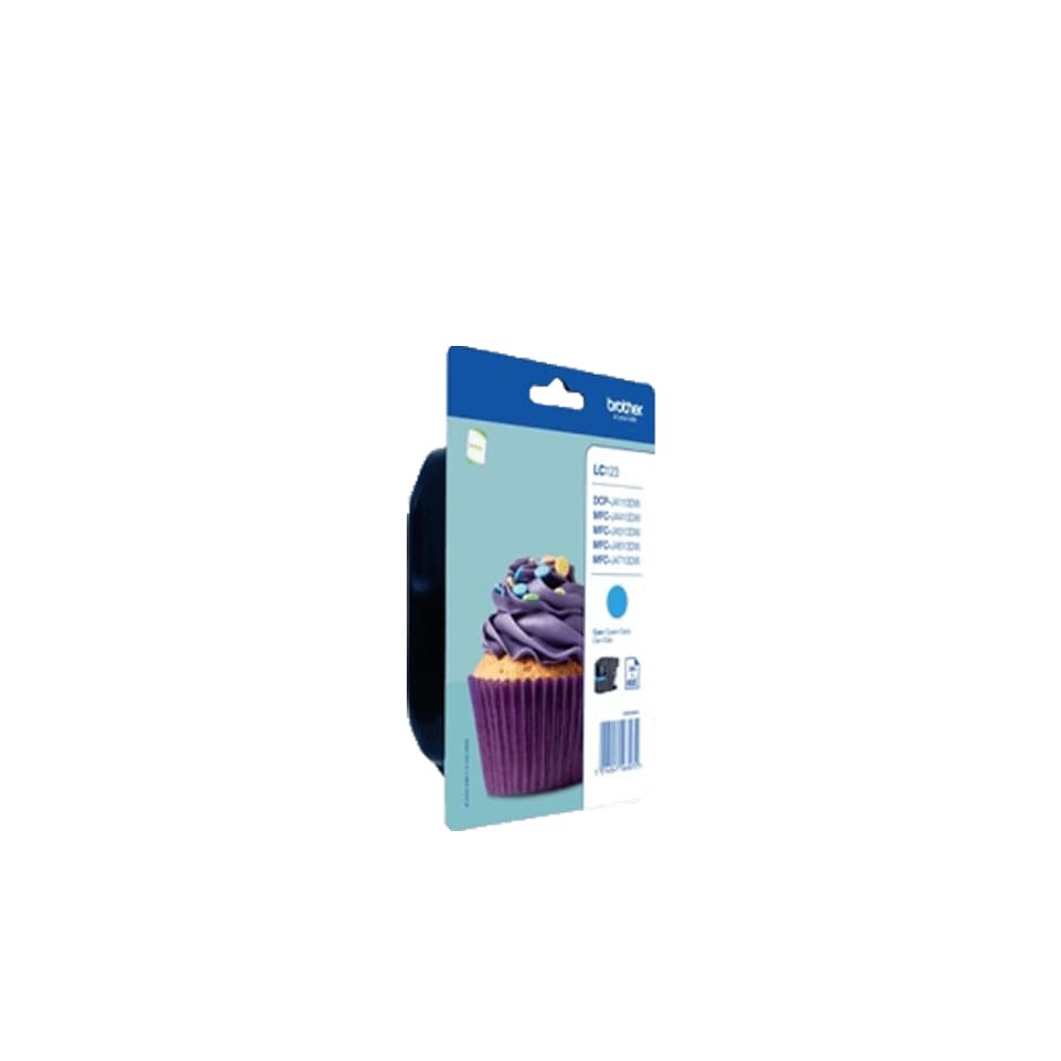 Tinteiro BROTHER LC123CBP Ciano - MFC-J4410DW/4510DW/4610DW