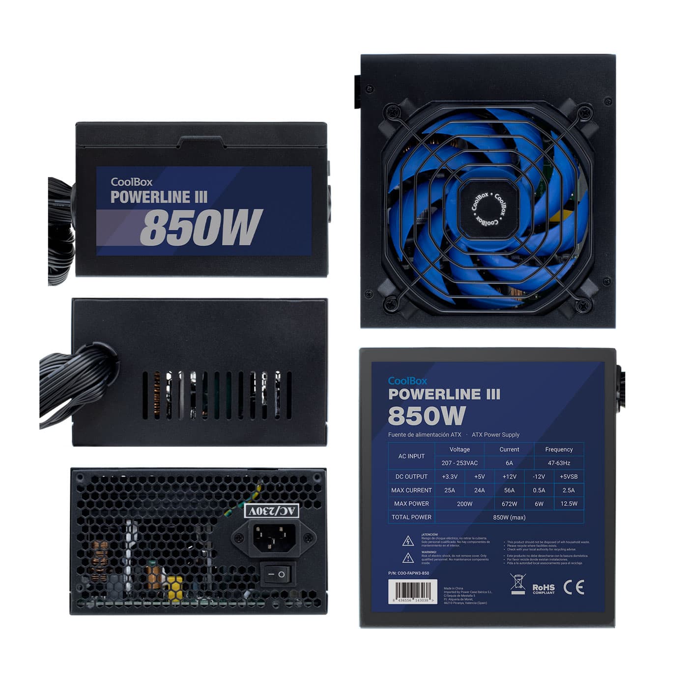 CoolBox Powerline III 850, miniatura 3