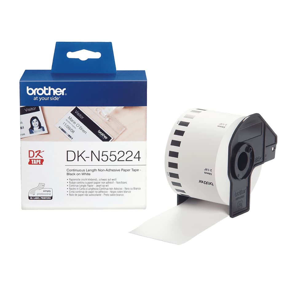 BROTHER DKN55224 paper roll endless withe 30 48m non-adhesive
