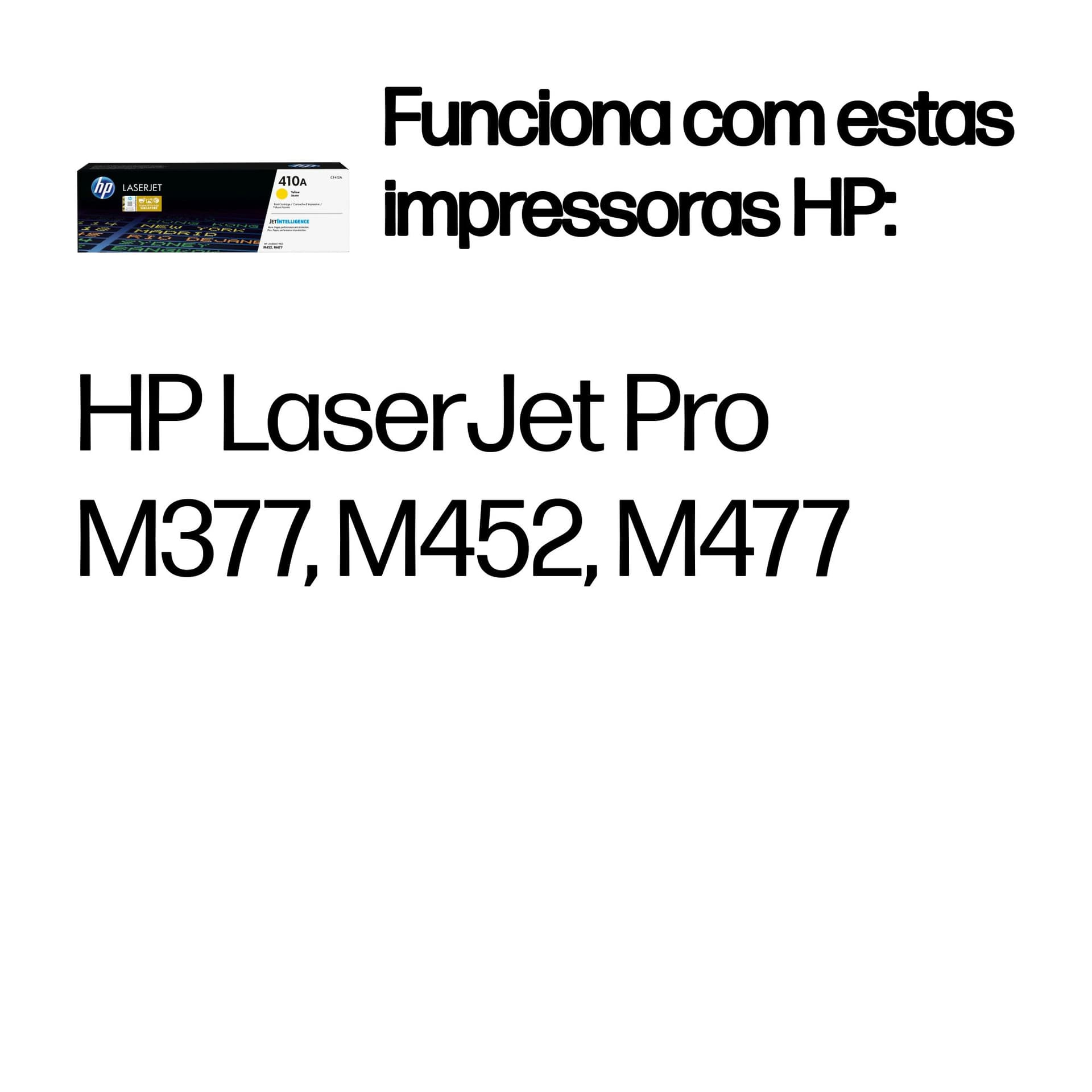 HP Toner LaserJet original 410A amarelo, miniatura 2