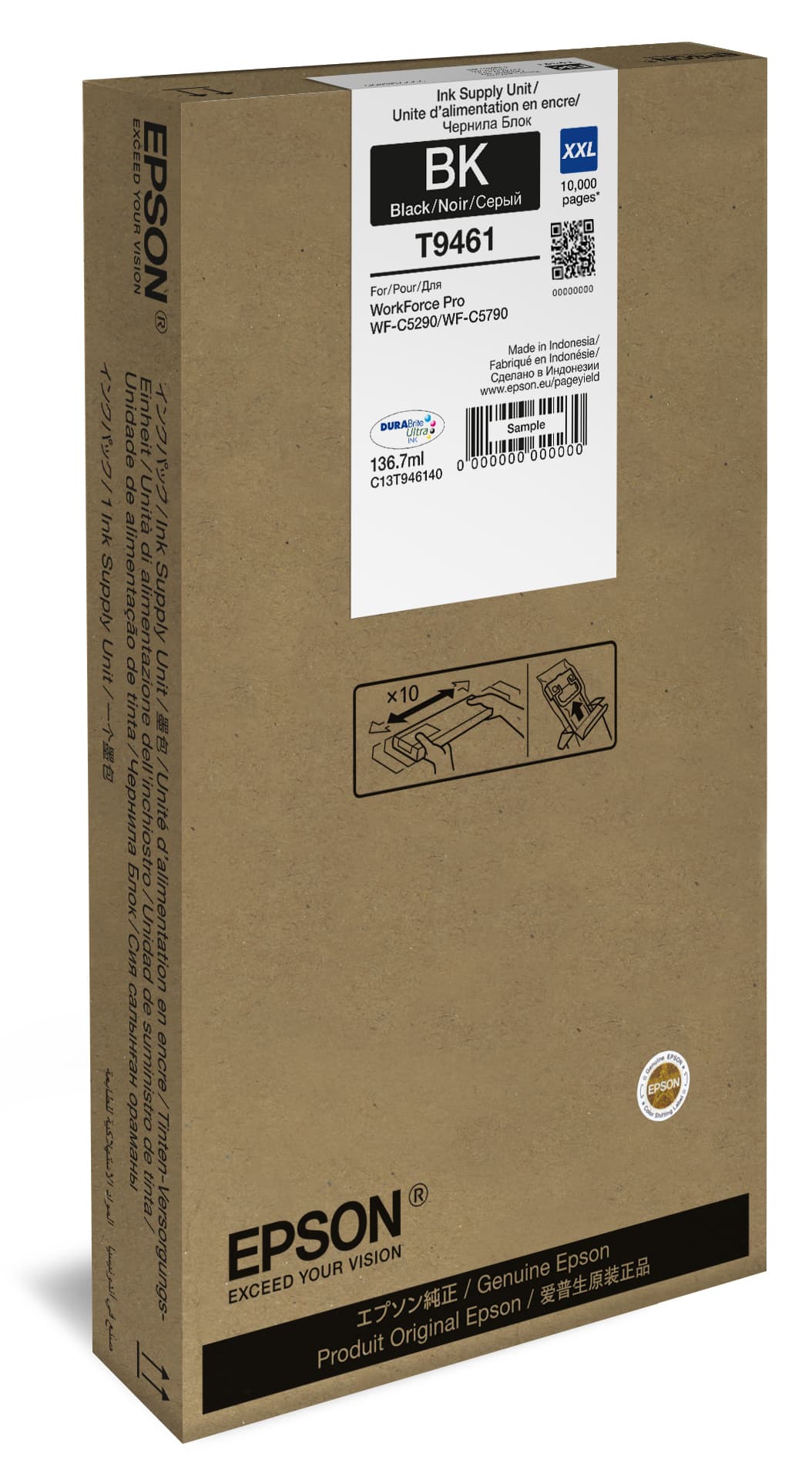 Epson WF-C5290 / WF-C5790 Series Ink Pack XXL Black, miniatura 2