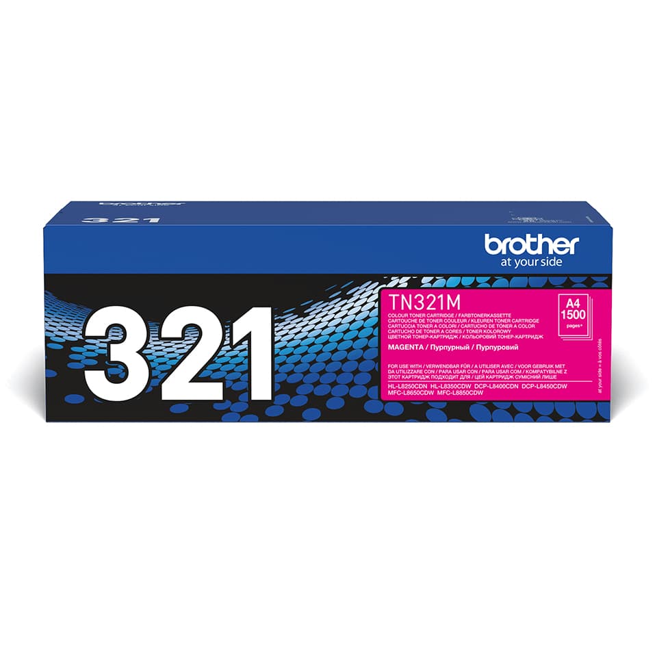 BROTHER TN-321M toner cartridge magenta standard capacity 1.500 pages 1-pack