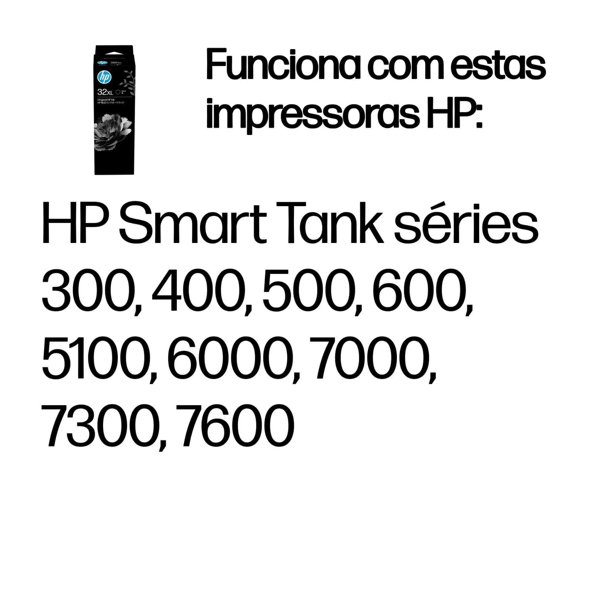 HP 32 Black Original Ink Bottle