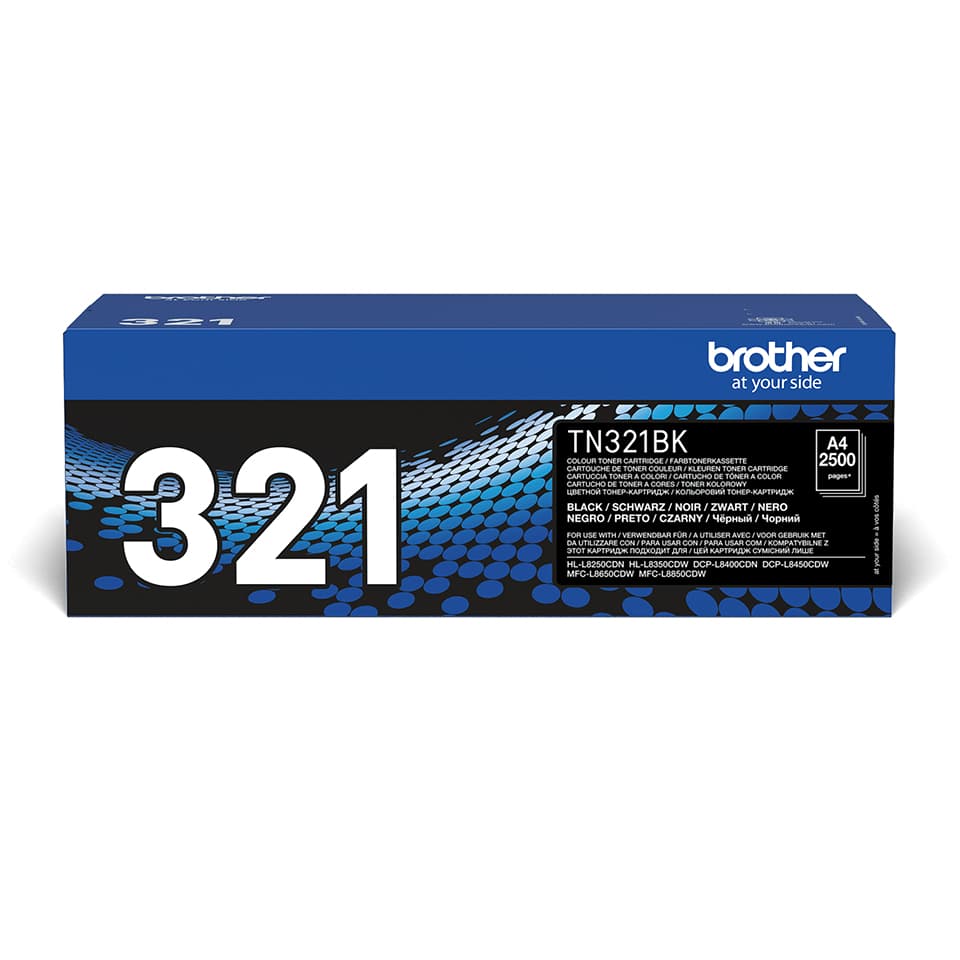 BROTHER TN321BK Toner black ptr HLL8250CDN/8350CDW - 2.500 pagini