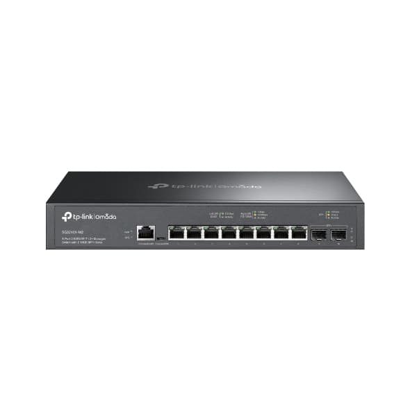 TP-LINK SG3210X-M2 Omada 8-Port 2.5GBASE-T L2+ managed Switch 8x 2.5G 2x 10G SFP+ 1x RJ45/Micro-USB Console Port
