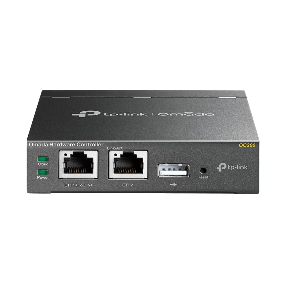 TP-LINK OC200 Omada Cloud Controller centralized management for EAP 2x RJ45 1x USB 1x microUSB or PoE 802.3af Omada SDN