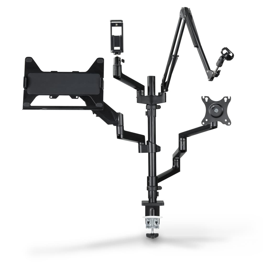 HAMA STREAMING MONITOR STAND, 4 ARMS, HEIGHT ADJUSTABLE, ROTATABLE