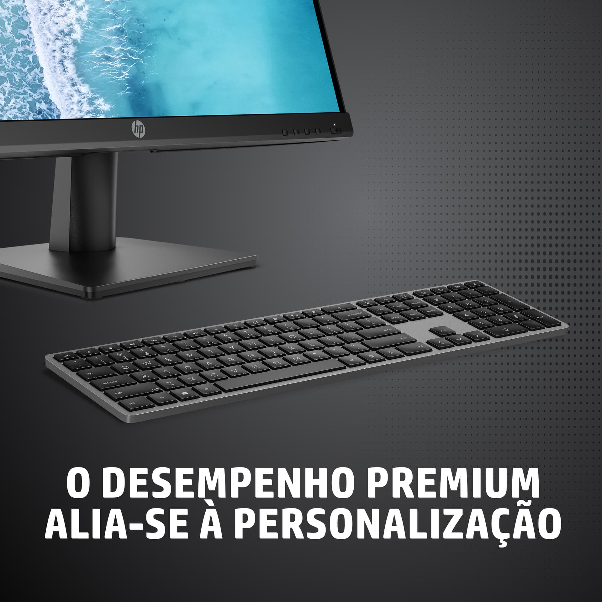 HP Teclado Dual-Mode Sem Fios 975, miniatura 6
