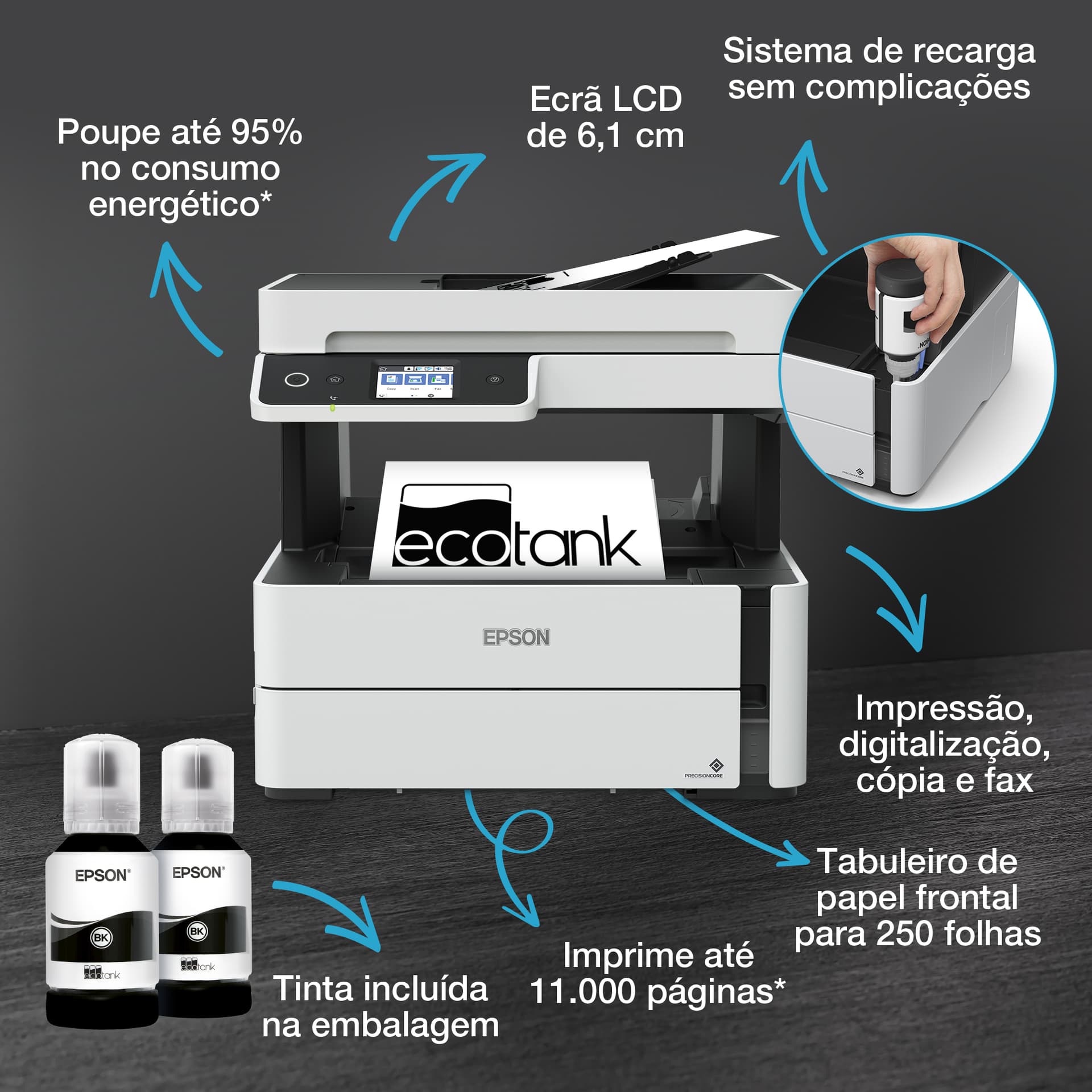 Epson EcoTank ET-M3180, miniatura 5