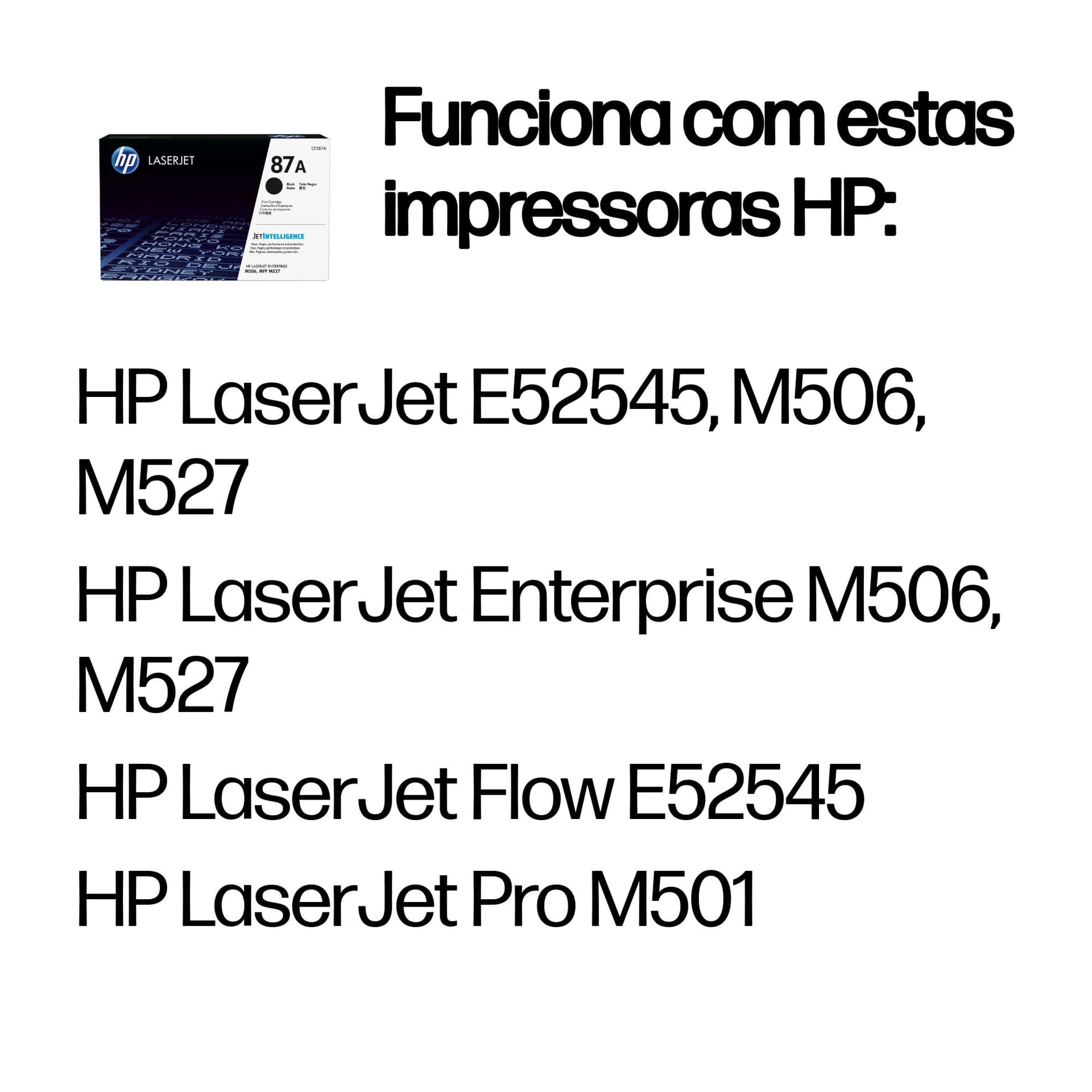 HP Toner LaserJet original 87A preto, miniatura 2