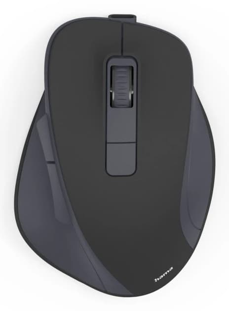 HAMA Wireless Mouse Ergonom 6 Buttons W/O Click Noise Battery blk WM-500