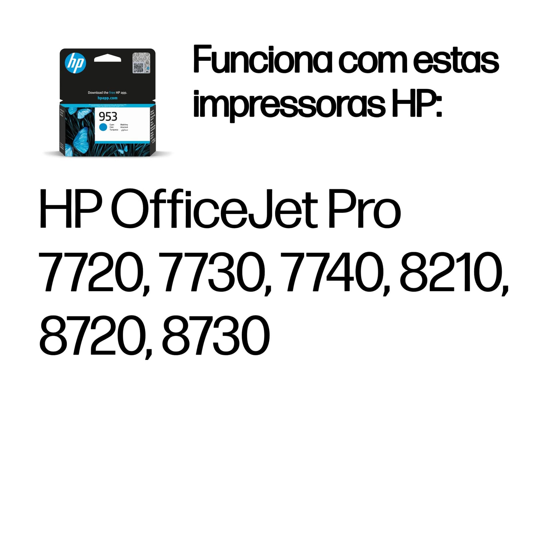 HP Tinteiro original 953 Ciano, miniatura 2
