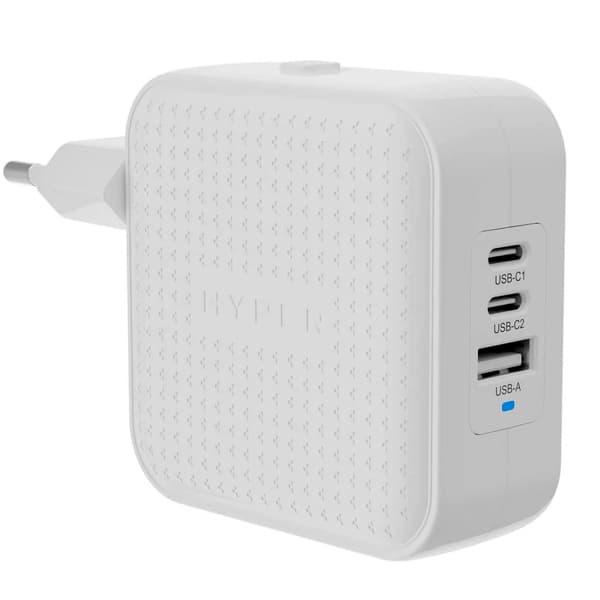 HYPER CARREGADOR JUICE GAN 70W 2xUSB-C 1xUSB-A #2026 PROMO#