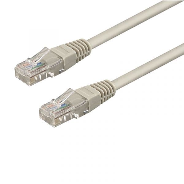 WP RACK CHICOTE CAT6 UTP AWG26/7 0.5MT GREY