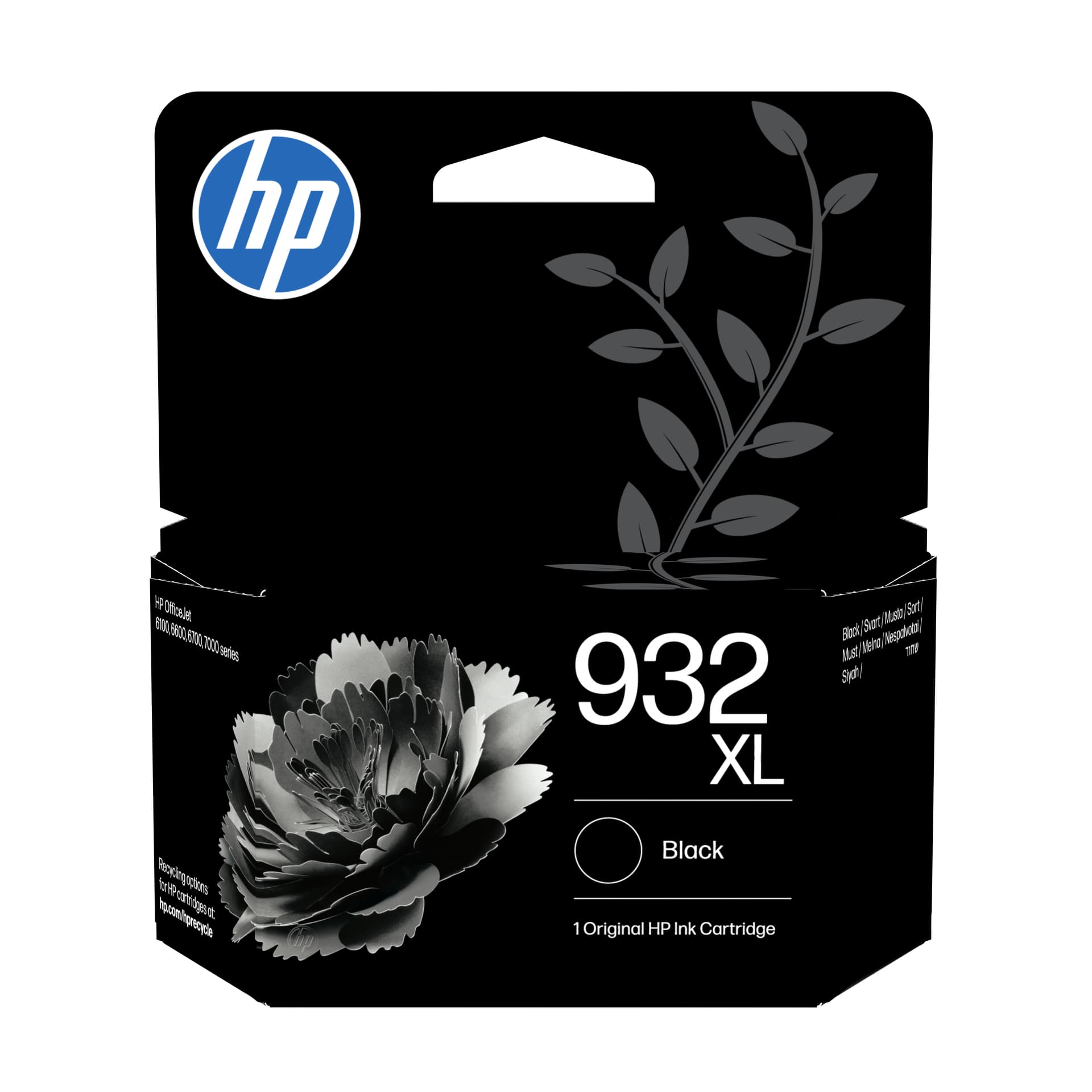 HP Tinteiro Original 932XL Preto de elevado rendimento, miniatura 1