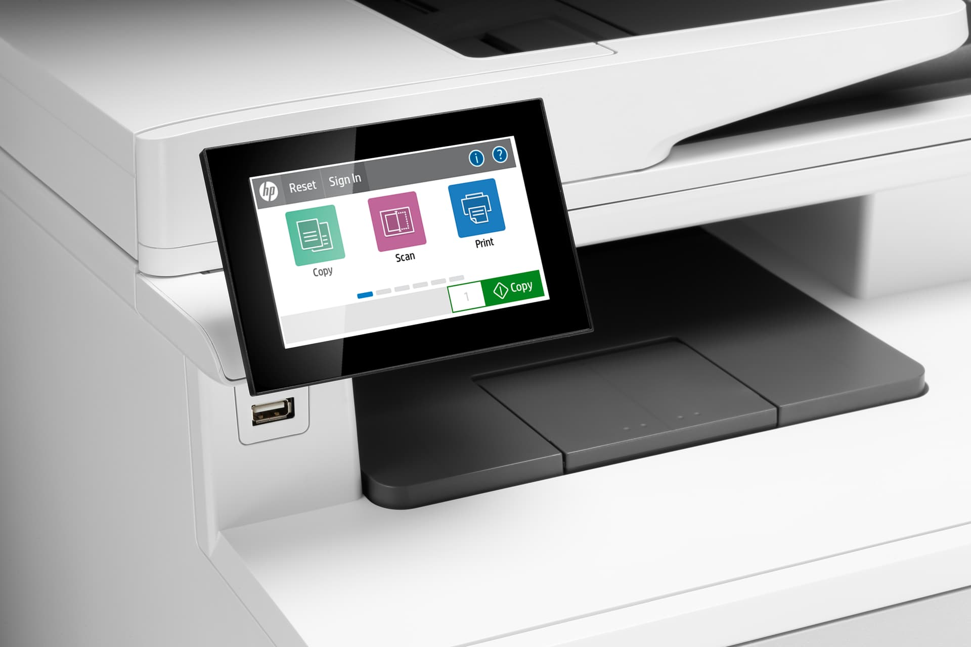 HP Color LaserJet Enterprise Multifunções M480f, miniatura 6
