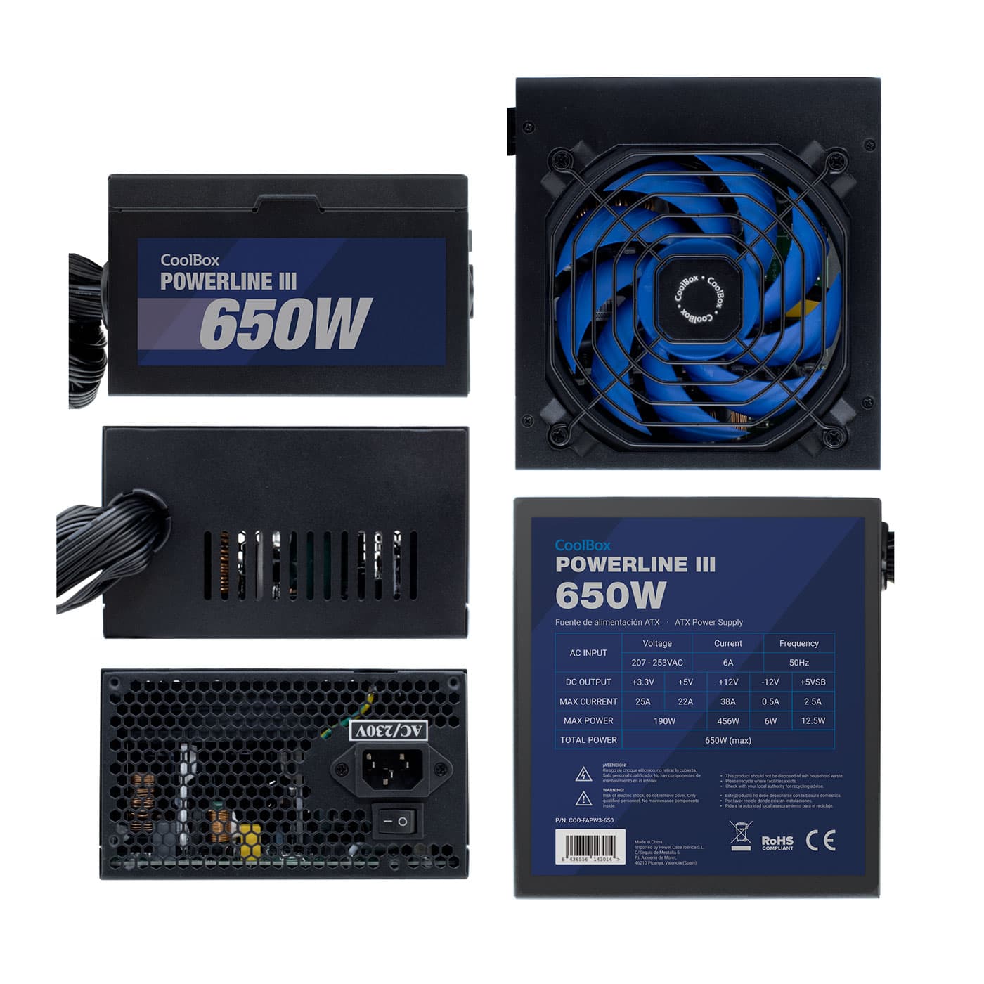 CoolBox Powerline III 650, miniatura 3