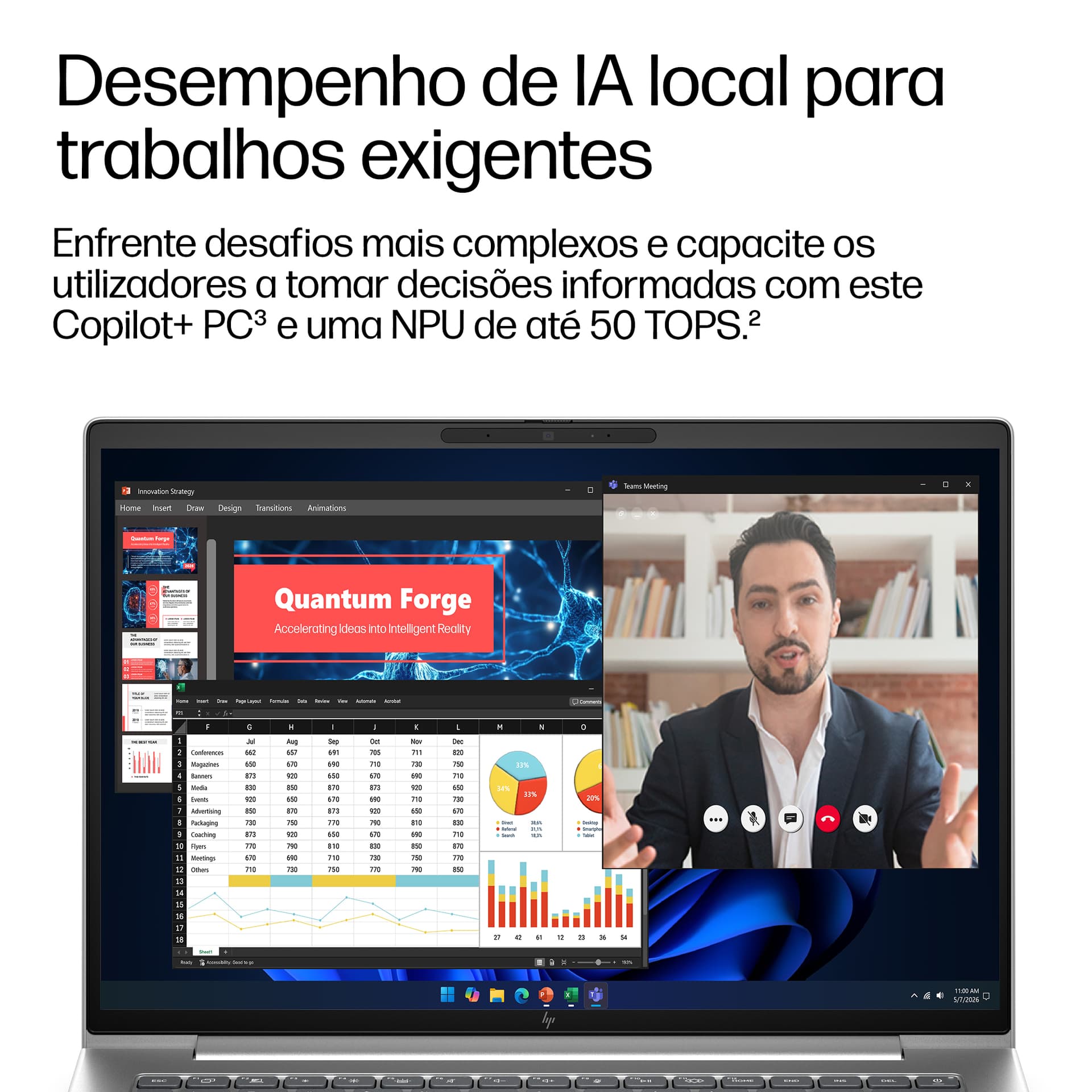 HP Elitebook 6 G2a14 AI AMD Ryzen AI 7 450 14inch WUXGA AGLEDUWVA 24GB DDR5 512GB SSD WEBCAM UMA FPS W11P 1Y, miniatura 11