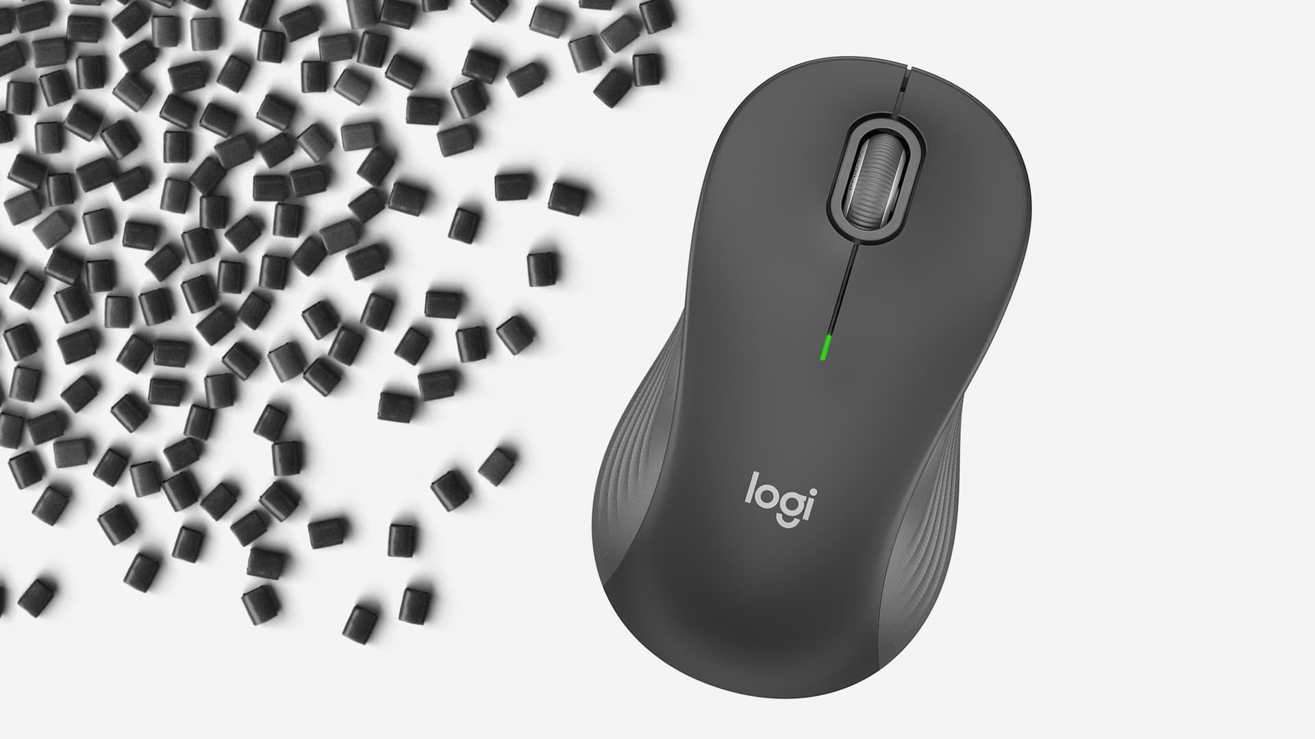 Logitech Signature M550 L - Rato - óptico - 3 botões - sem fios - Bluetooth - recetor USB Logitech Logi Bolt - grafite, miniatura 6