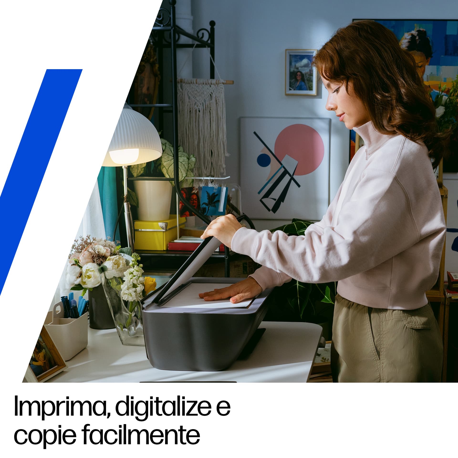 HP DeskJet 2921 Sem fios All-in-One Cor Impressora, Instant Ink — miniatura 5