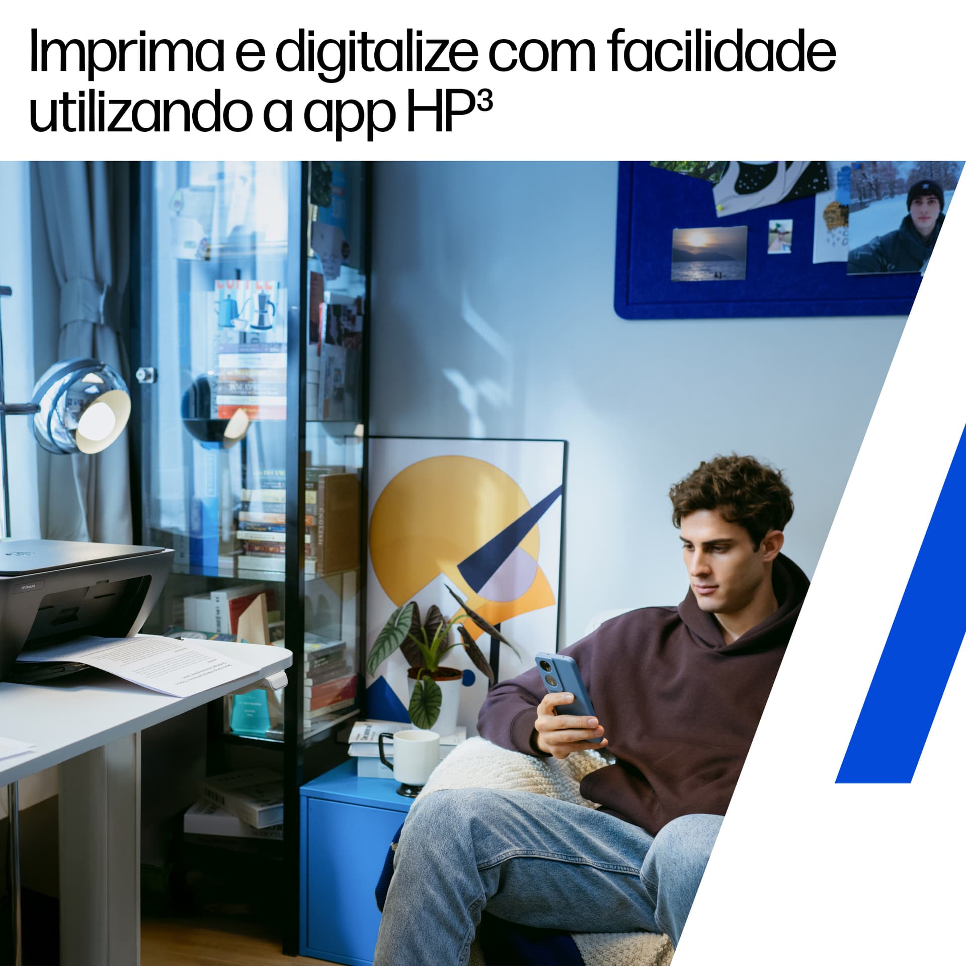 HP DeskJet 2921 Sem fios All-in-One Cor Impressora, Instant Ink — miniatura 8