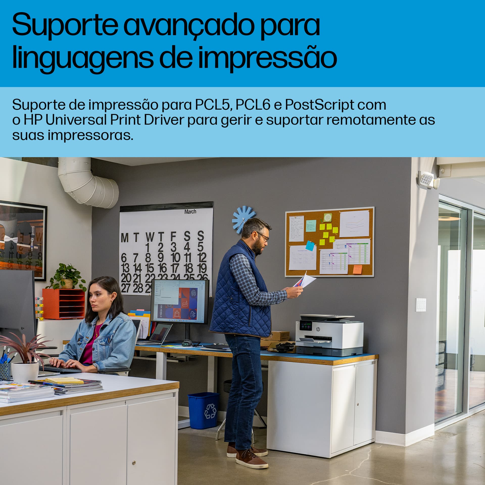 HP OfficeJet Pro 9130b Sem fios All-in-One Cor Impressora, Impressão frente e verso; Copiadora, scanner — miniatura 5