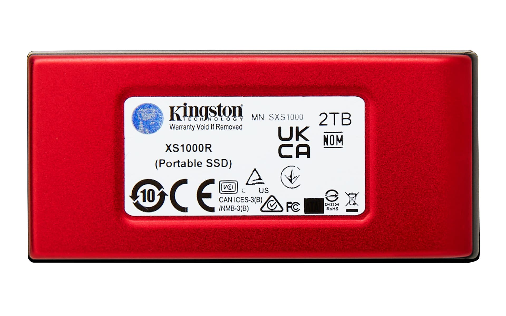 Kingston Technology XS1000 Red, miniatura 2