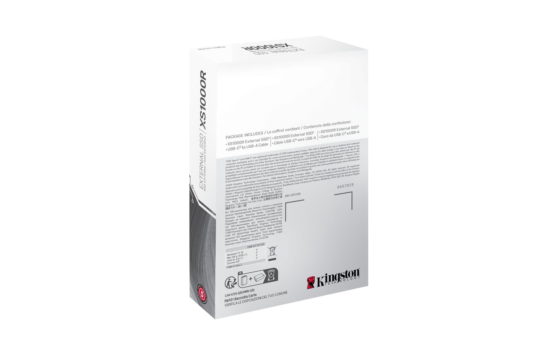 Kingston Technology XS1000 Red, miniatura 6