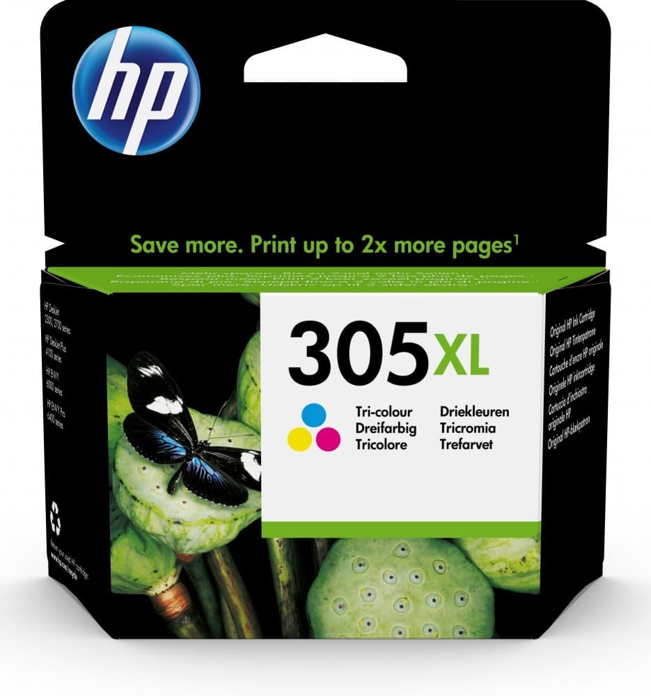 HP TINTEIRO ALTO RENDIMENTO TRICOLOR 305XL, miniatura 3