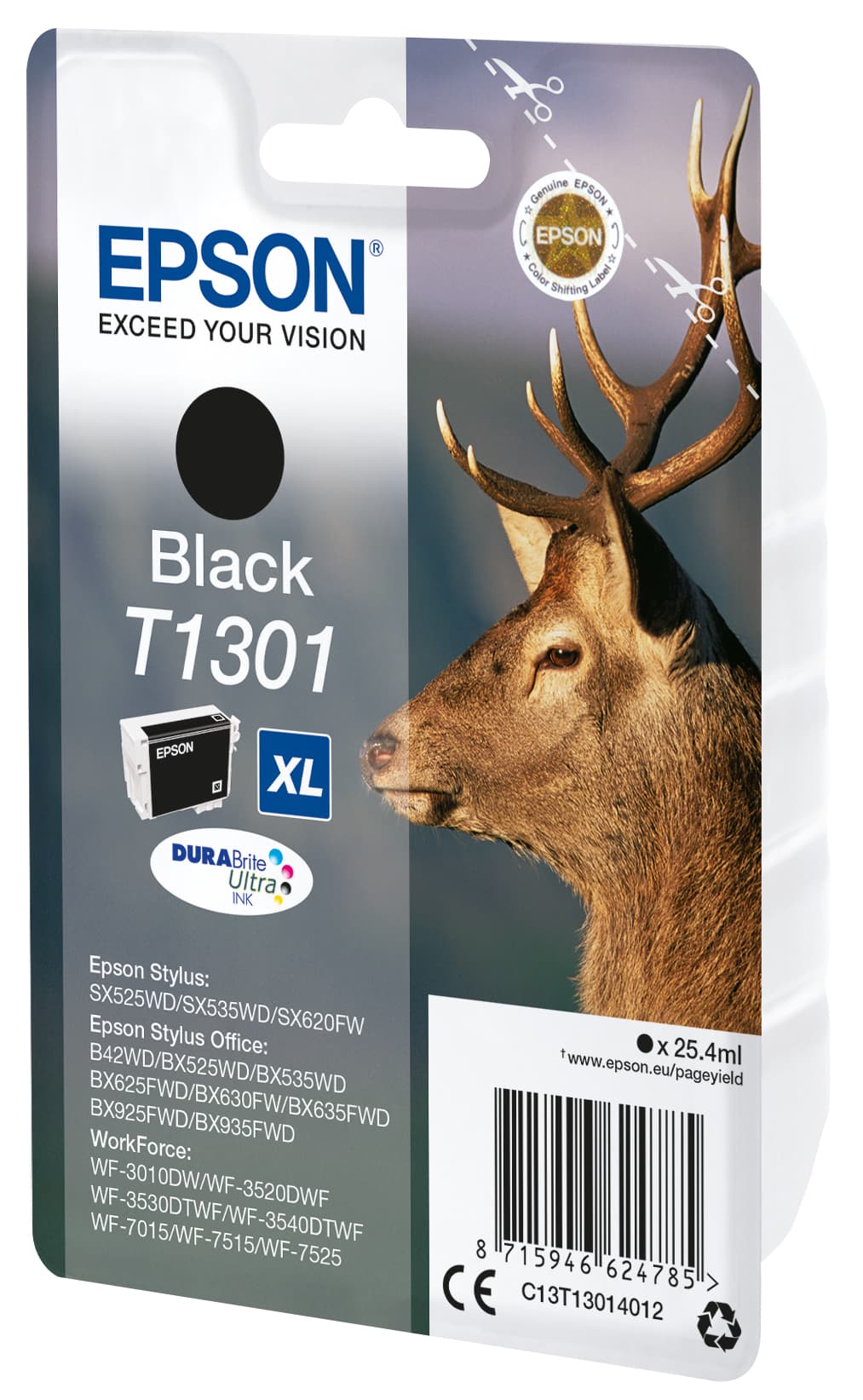 Epson Stag T1301 Conjunto individual preto DURABrite Ultra Veado, miniatura 2