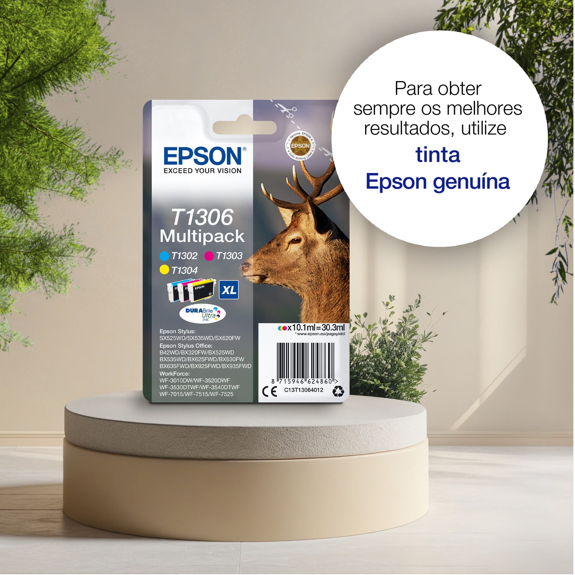 Epson Stag T1301 Conjunto individual preto DURABrite Ultra Veado, miniatura 4