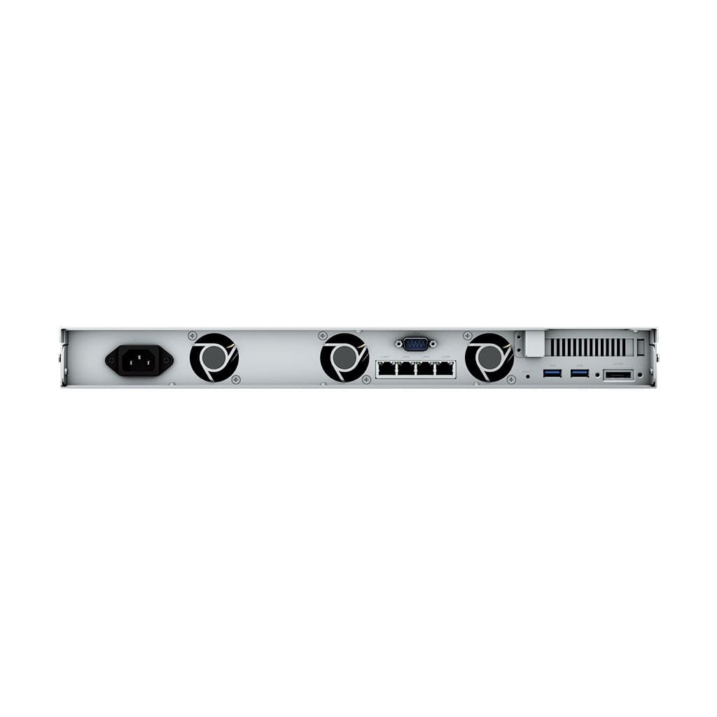 Synology RackStation RS822+ - Servidor NAS - 4 baias - montável em bastidor - SATA 6Gb/s - RAID (expansão de disco rígido) 0, 1, 5, 6, 10, JBOD - RAM 2 GB - Gigabit Ethernet - iSCSI assistência - 1U — miniatura 4