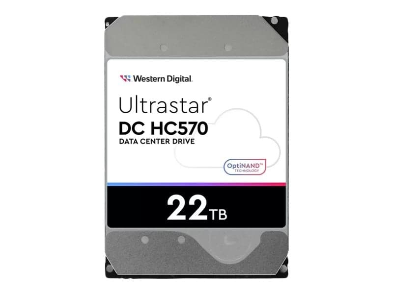 WD Ultrastar DC HC570 - Disco rígido - 22 TB - interna - 3.5" - SATA 6Gb/s - 7200 rpm - buffer: 512 MB - para Intel Next Unit of Computing 13 Extreme Kit - NUC13RNGi7 — miniatura 2